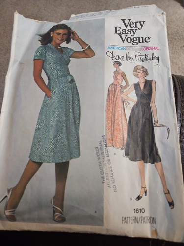 Vintage vogue pattern 1610 - vogue,