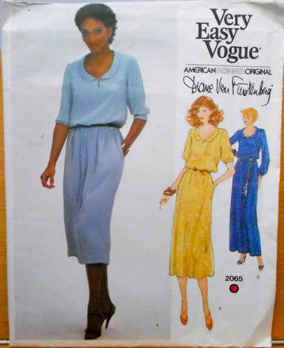 Vtg vogue pattern 2065 - pattern,