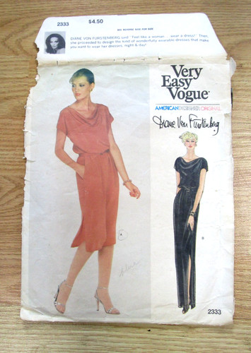 70s vogue sewing pattern - sewing, diane