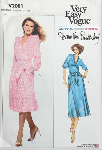 Pattern vogue v2081 diane - vogue,